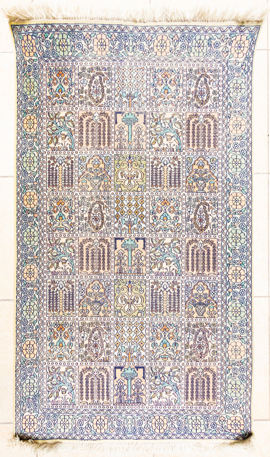 Cotton Blend Kashmiri Style Rug