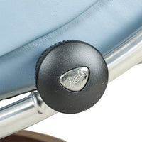 EKORNES Stressless Admiral Recliner And Ottoman - Blue Leather