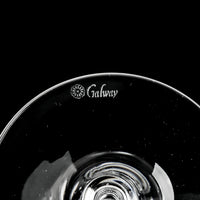 GALWAY Raindrops Crystal Claret Wine Glasses Set Of 4