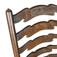 Oak Lancashire Chairs With Rush Seats - Set of 2