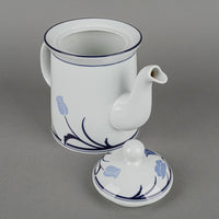DANSK Tivoli Belles Fleurs Blue Coffee Pot With Lid