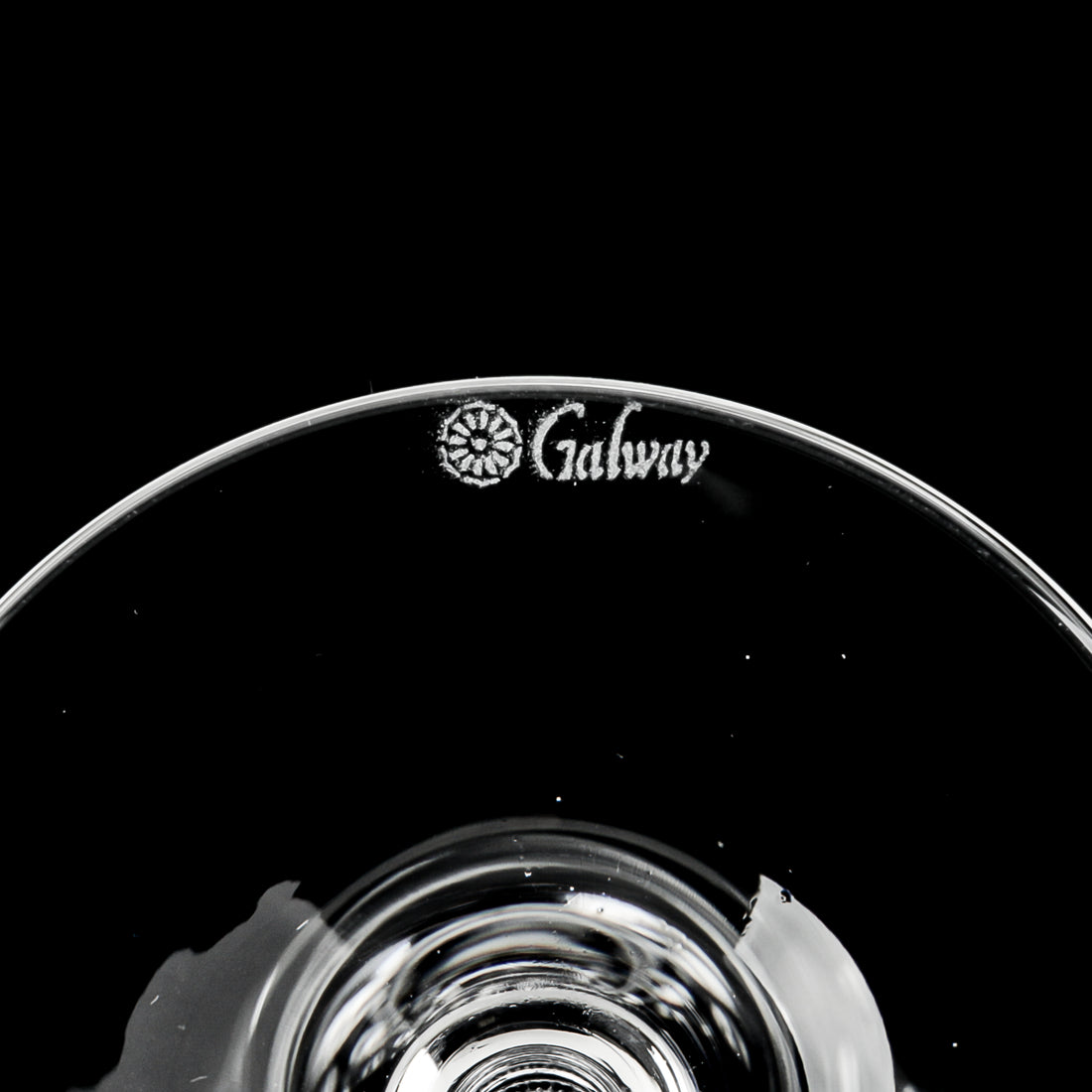 GALWAY Raindrops Crystal Goblets Set Of 4