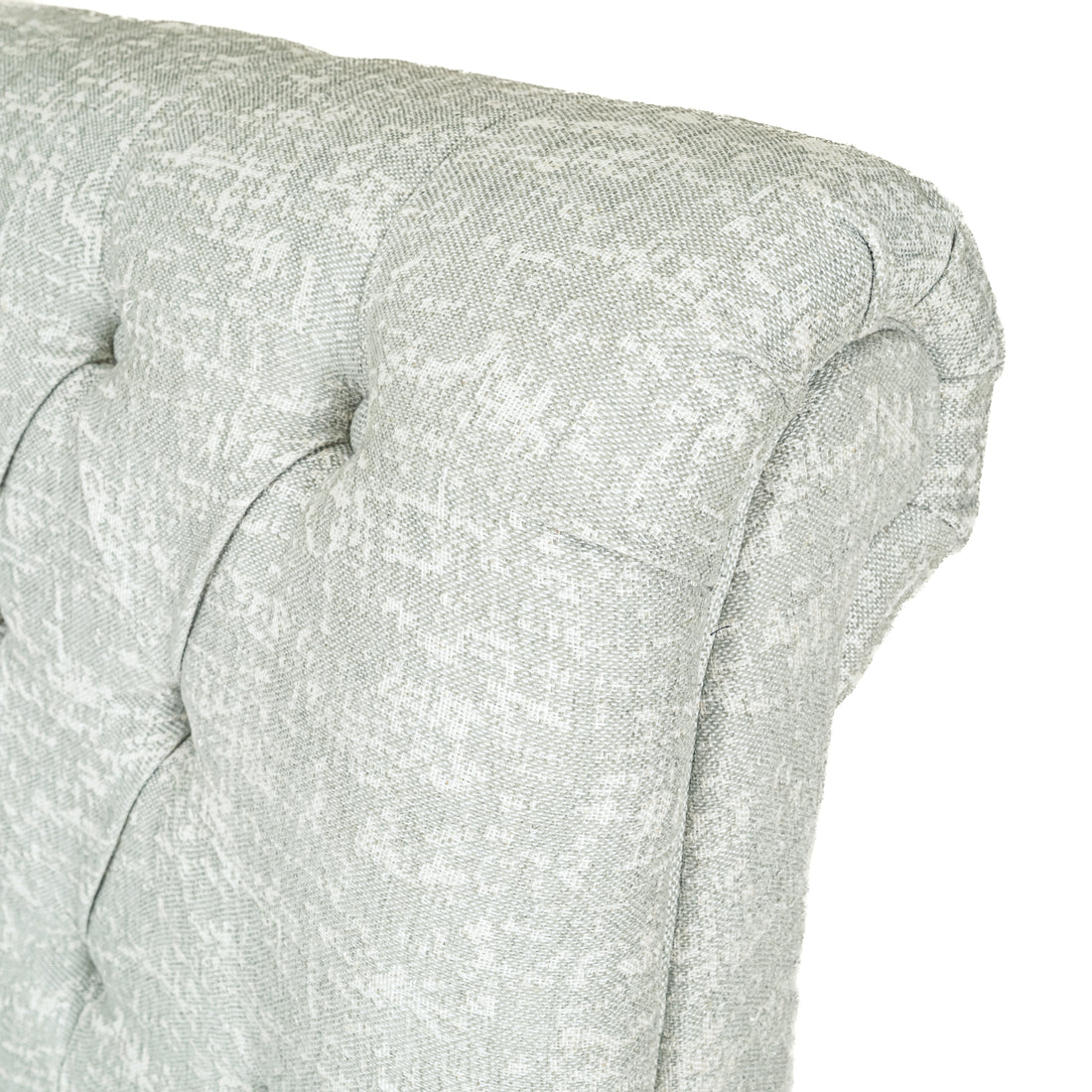 Grey Upholstered Slipper Chairs Set of 2