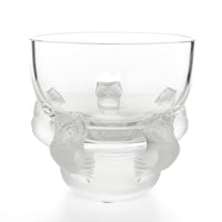 LALIQUE Hiboux Owl Bowl/Vase
