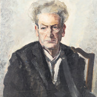 Emme Frankenberg (Canadian 20thC) Portrait Seated Man