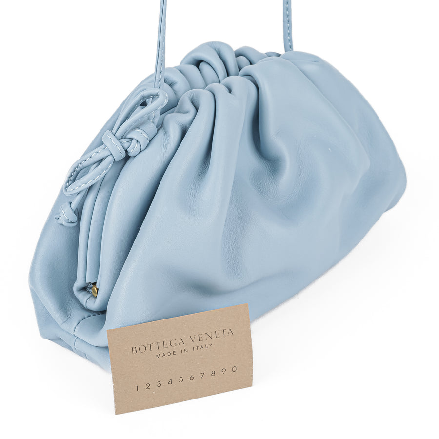 BOTTEGA VENETA Mini Pouch - Light Blue
