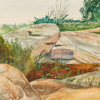 Harry Coughy (Canadian 20th C) Untitled - Rocky Landscape