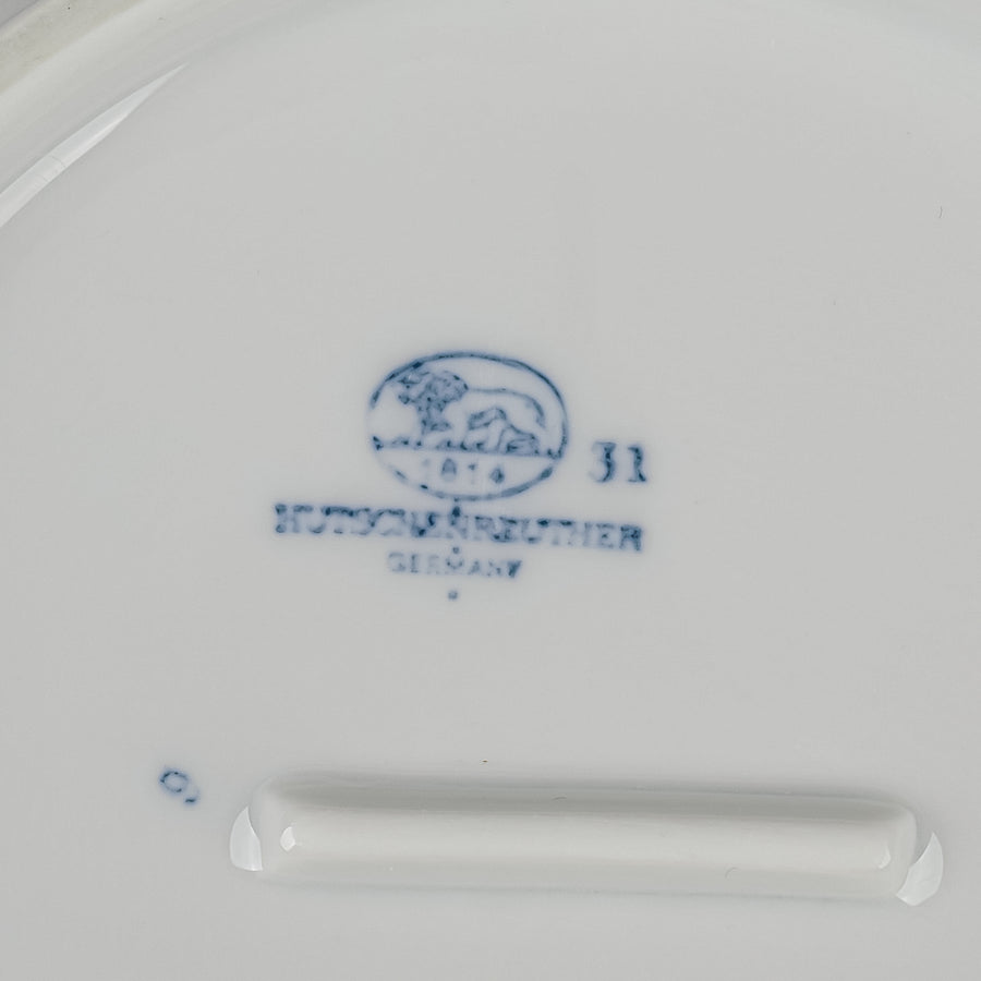 HUTSCHENREUTHER Blue Onion Serving Bowl