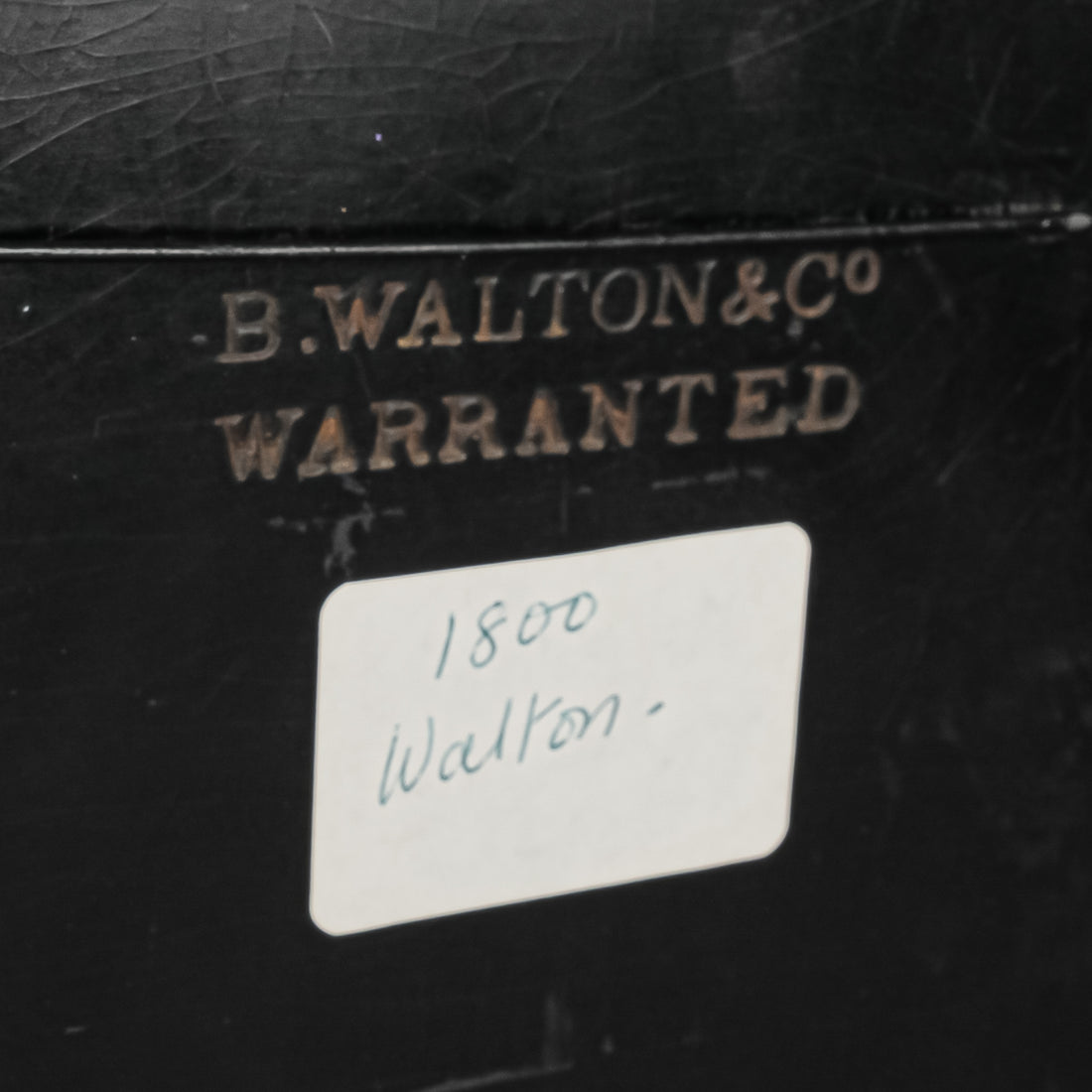 Antique B.WALTON & CO Lacquered Papier Mache Tray