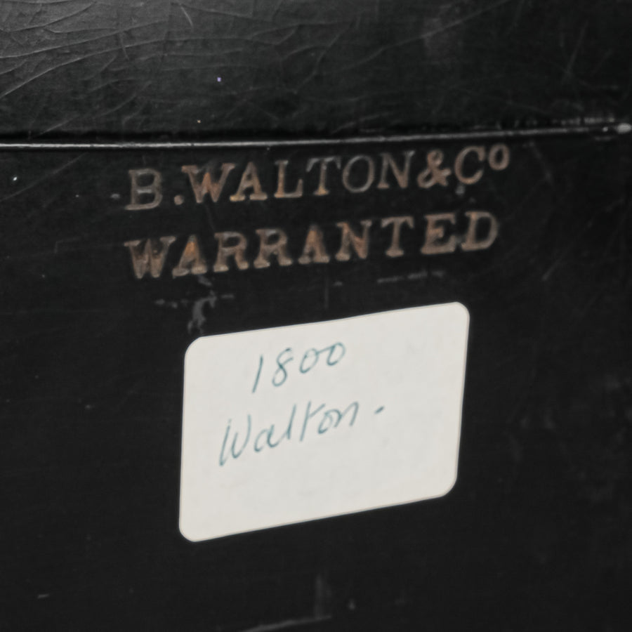 Antique B.WALTON & CO Lacquered Papier Mache Tray