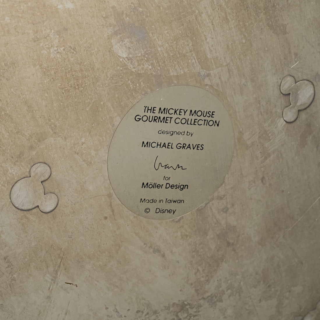 MICHAEL GRAVES FOR MOLLER DESIGN Mickey Mouse Gourmet Tray