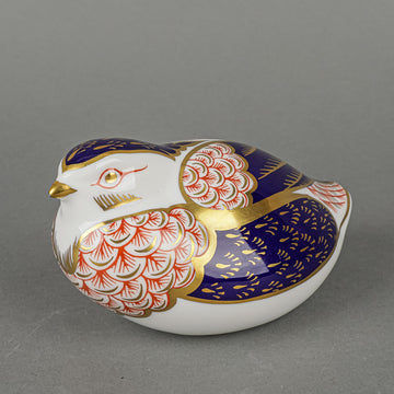 ROYAL CROWN DERBY Paperweight Quail - Original Collection