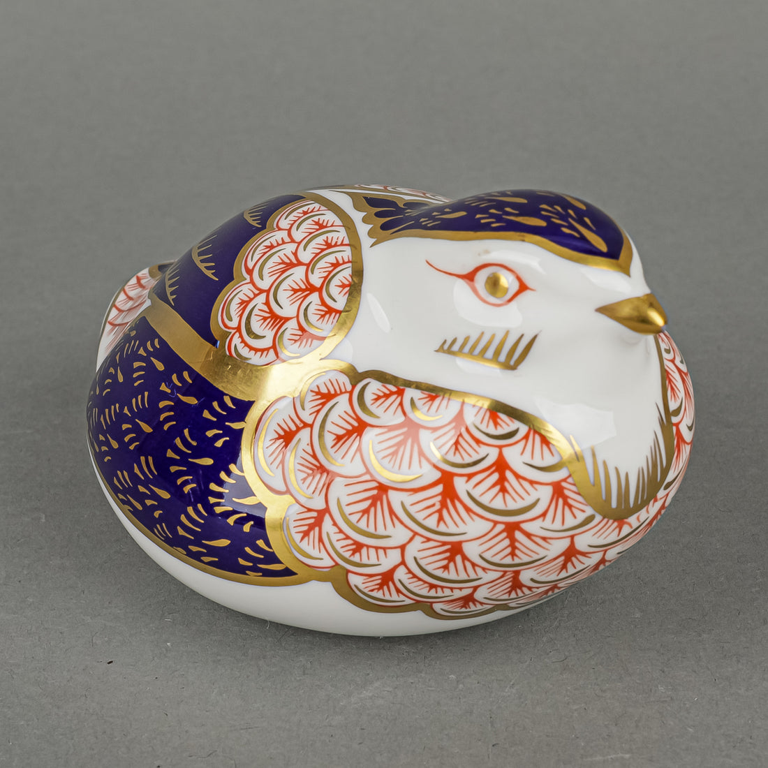 ROYAL CROWN DERBY Paperweight Quail - Original Collection