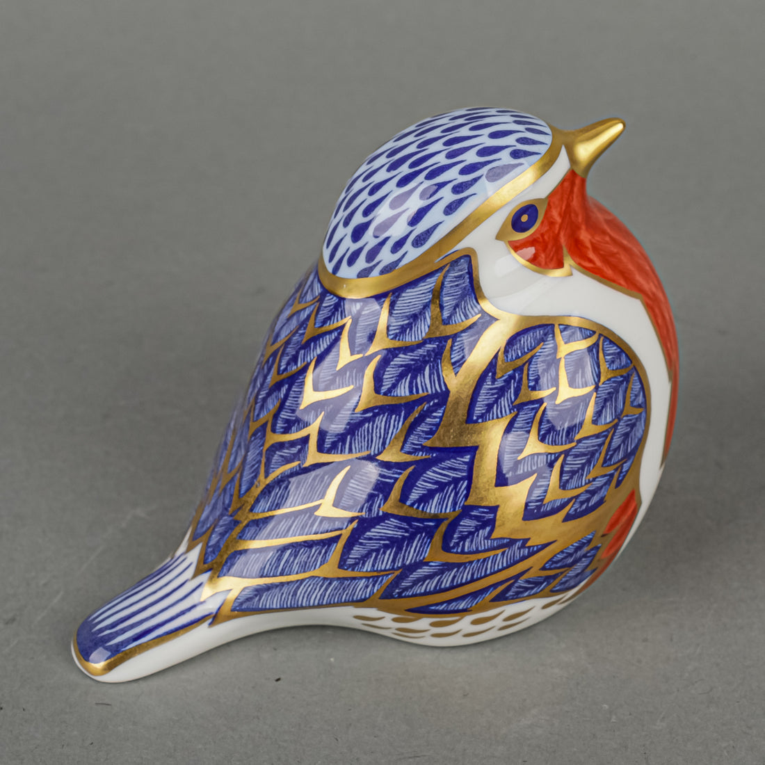 ROYAL CROWN DERBY Paperweight Robin