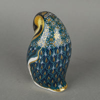 ROYAL CROWN DERBY Paperweight Emperor Penguin And Chick