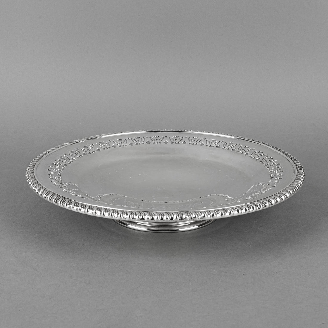 BIRKS Regency Plate Silverplate Footed Pierced Dish