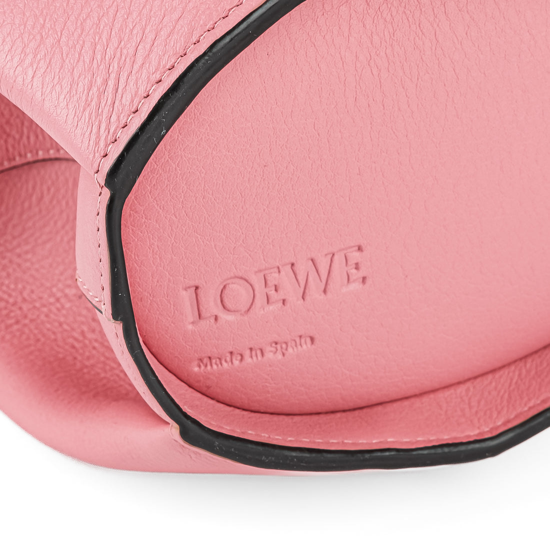 LOEWE Pink Leather Elephant Bag