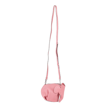 LOEWE Pink Leather Elephant Bag