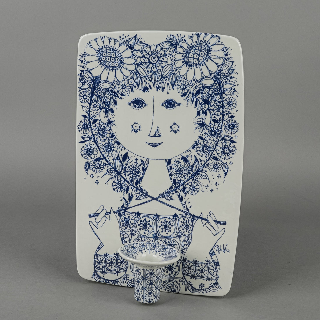 NYMOLLE Bjorn Wiinblad Ceramic Candle Sconce