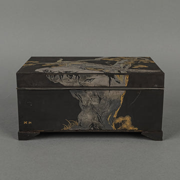 Japanese Style Damascene Hinged Box
