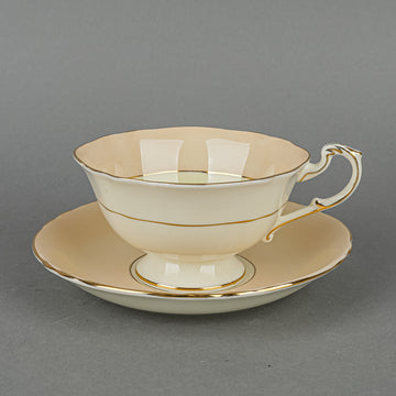PARAGON Cup & Saucer  R.Johnson Haandpainted Foxhound Dog Head