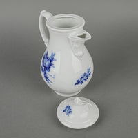 HUTSCHENREUTHER Blue Rose Coffee Pot With Lid