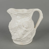 MINTON Staffordshire Salt Glaze Cherub Jug