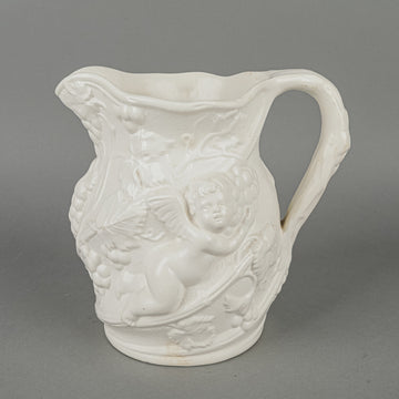 MINTON Staffordshire Salt Glaze Cherub Jug