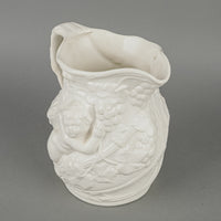 MINTON Staffordshire Salt Glaze Cherub Jug