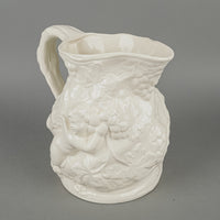 MINTON Staffordshire Salt Glaze Cherub Jug