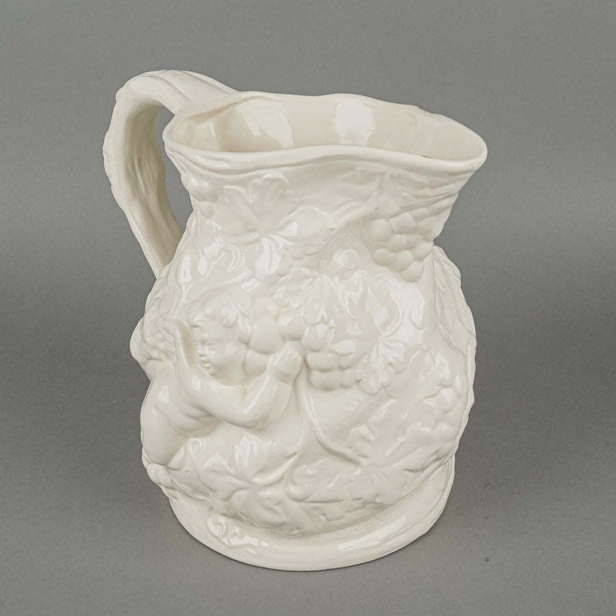 MINTON Staffordshire Salt Glaze Cherub Jug