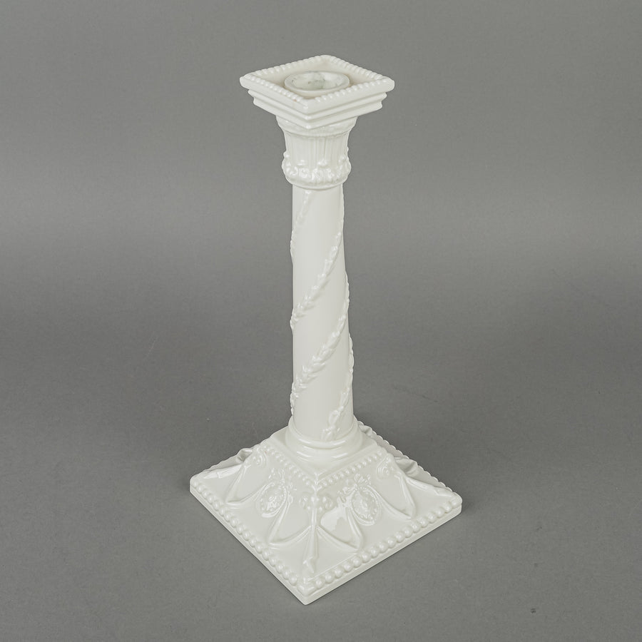 ROYAL WORCESTER Corinthian Form Porcelain Candlesticks Set Of 2