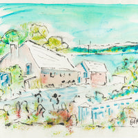 Alfred Birdsey (Bermuda 1912-1996) Houses On The Harbour