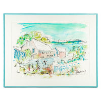 Alfred Birdsey (Bermuda 1912-1996) Houses On The Harbour