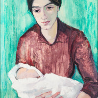 Emme Frankenberg (Canadian 20th C) Mother And Baby