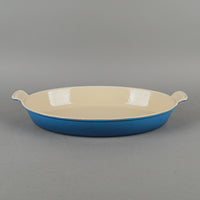LE CREUSET Enamel Cast Iron Au Gratin Dish 36cm Blue