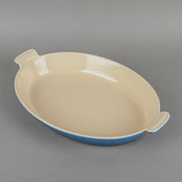 LE CREUSET Enamel Cast Iron Au Gratin Dish 36cm Blue