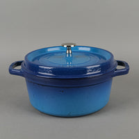 STAUB Enamel Cast Iron Cocotte 24cm Blue