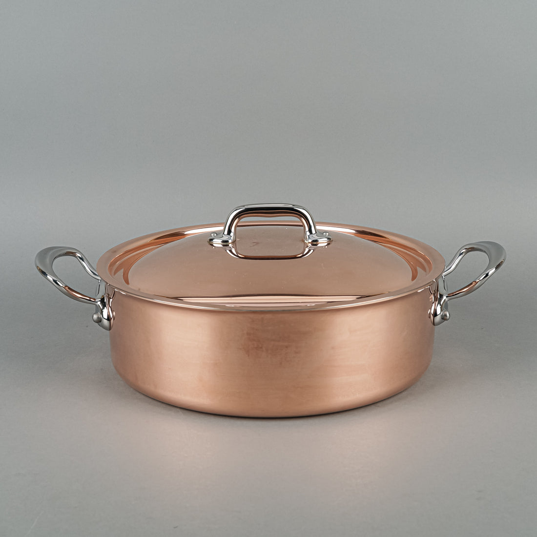 MAUVIEL Copper Rondeau/Braiser 28cm With Lid