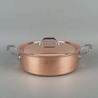 MAUVIEL Copper Rondeau/Braiser 28cm With Lid