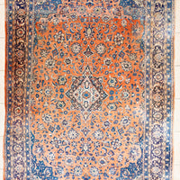 Hand Knotted Wool Sarouk Style Persian Rug