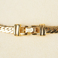 NINA RICCI Gold-Tone Marquise Cubic Zirconia Collar Necklace