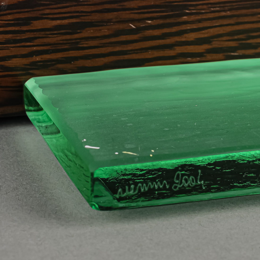 VENINI Murano Glass Lidded Wooden Boxes Set Of 4 - 8pcs
