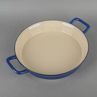 LE CREUSET Enamel Cast Iron Braiser 32cm With Lid - Blue