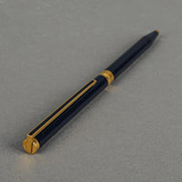 S.T. DUPONT Blue Gold Retractable Ballpoint Pen