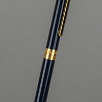 S.T. DUPONT Blue Gold Retractable Ballpoint Pen