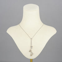 TIFFANY & CO 925 T&Co Letters Lariat Necklace