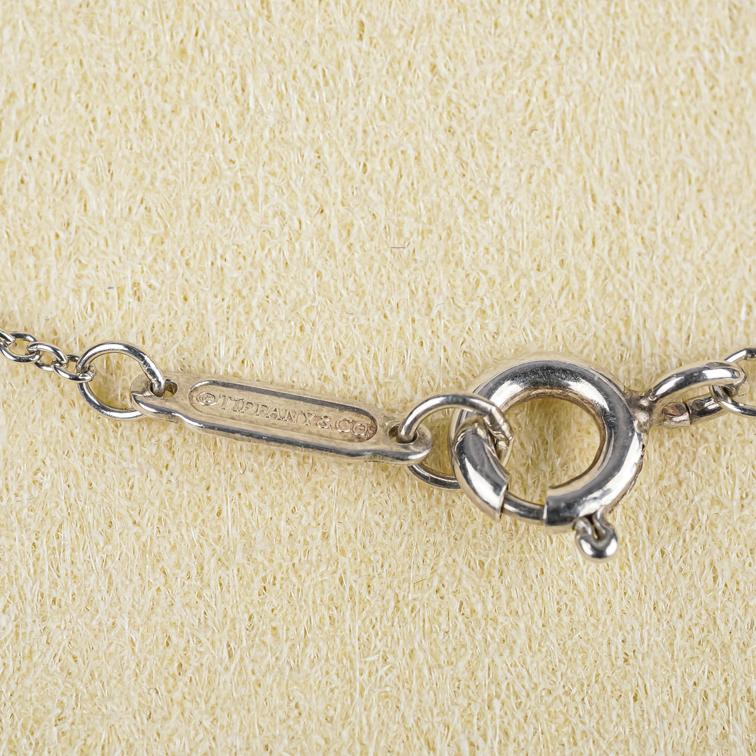 TIFFANY & CO 925 T&Co Letters Lariat Necklace