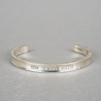 TIFFANY & CO Sterling Silver 1837 Cuff Bracelet