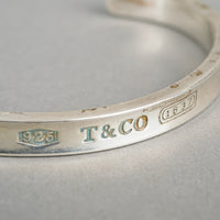 TIFFANY & CO Sterling Silver 1837 Cuff Bracelet